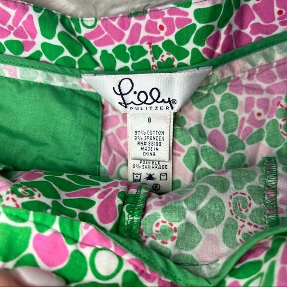 LIlly Pulitzer White Label Golphin Dolphin Mosaic Shorts - Picture 3 of 3